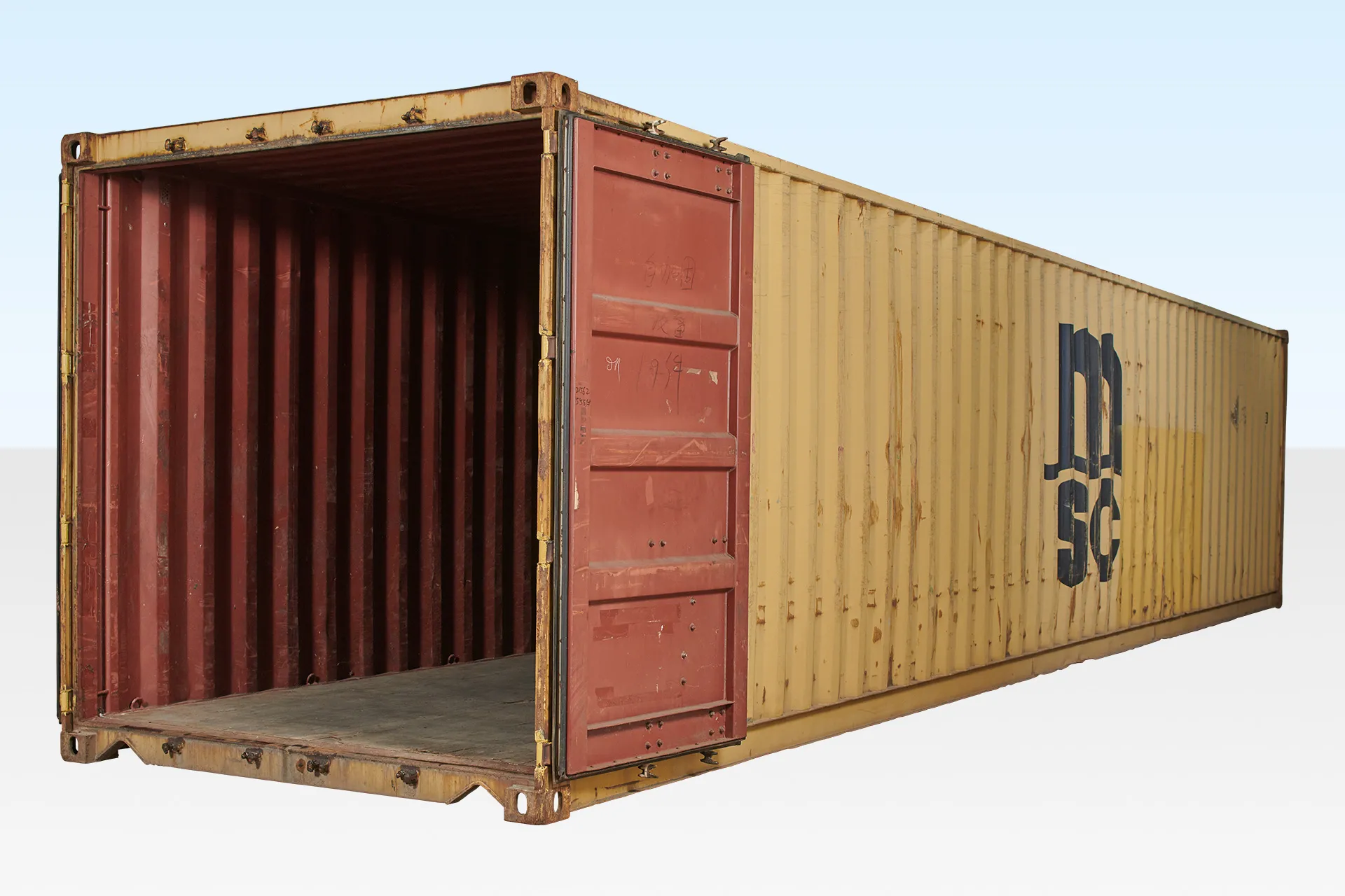 355 40ft Used Container Doors Open