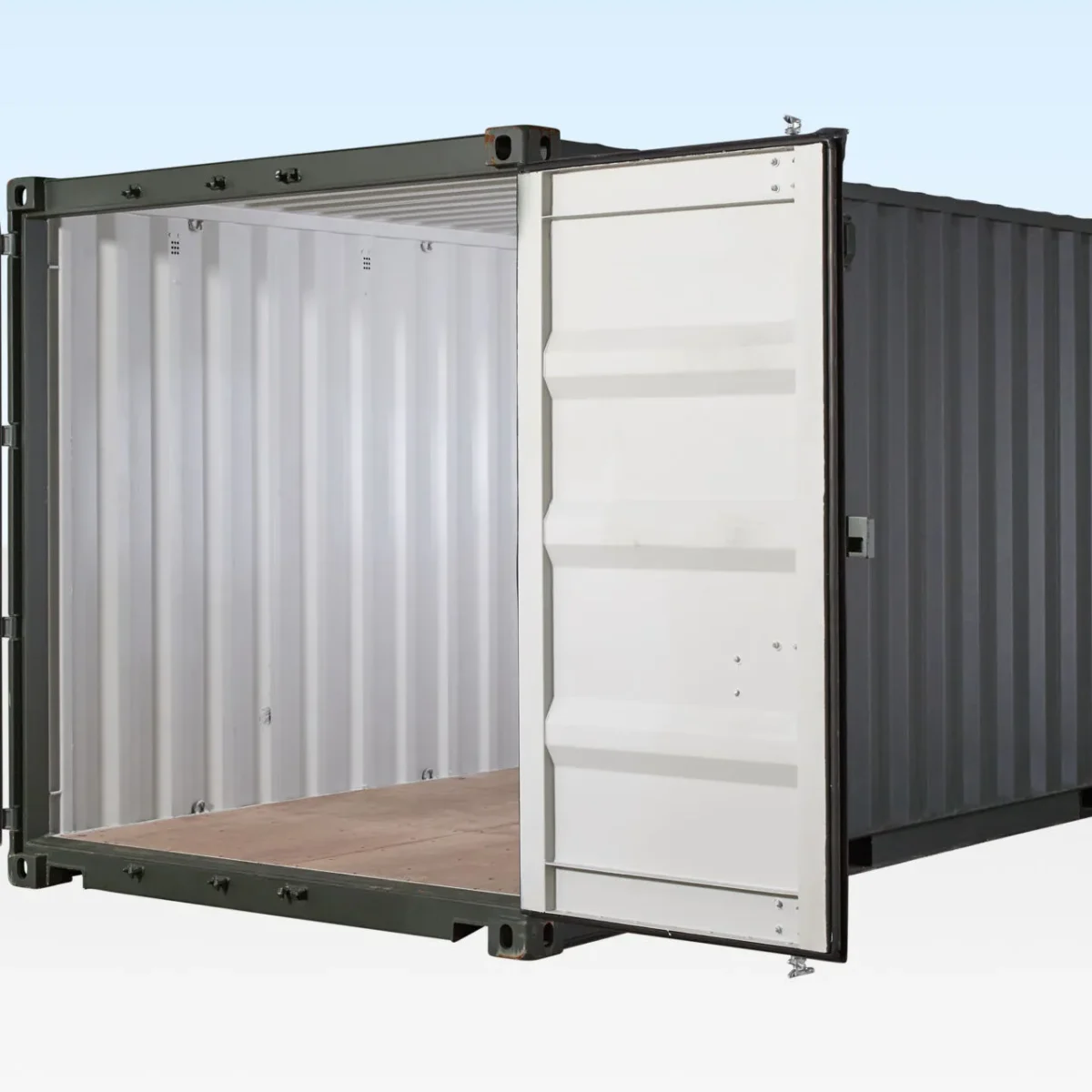 20ft Shipping Container (ONE Trip) Dark Green (Ral 6007)