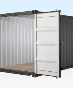 20ft New One Trip Shipping Container – Dark Green RAL 6007