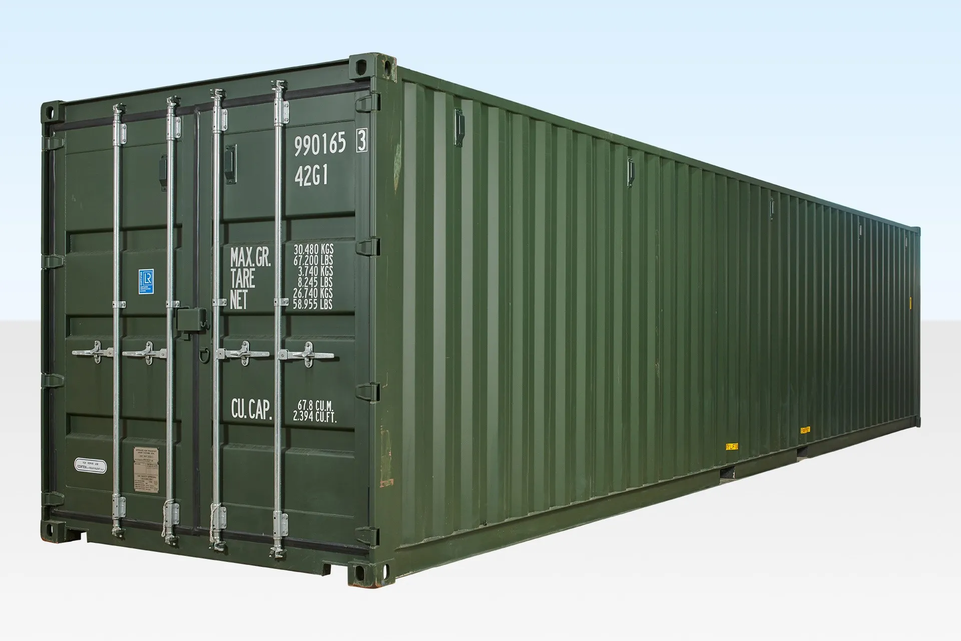 930 40ft Container Green v2 shipping containers for sale near me, Container Rental