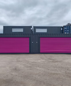40ft Used Shipping Container with 2 Side Roll-Up Doors – Modified Storage Container