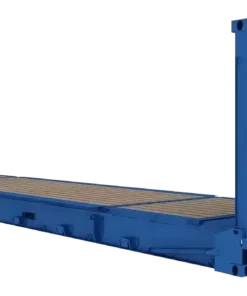 40ft Used Collapsible Flat Rack Container – Oversized Cargo Platform