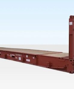 40ft Used Collapsible Flat Rack Container – Cargo Platform