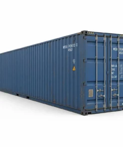 45ft Used High Cube Shipping Container – Extra Long Storage Container Blue