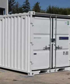 10ft New Shipping Container – Steel Storage Container – Wind & Watertight (WWT) – White
