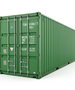 45ft New One Trip High Cube Shipping Container – Extra Long Storage Container Green