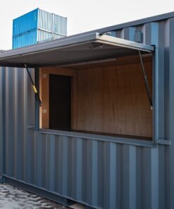 20ft New Custom Container Kiosk – Retail & Coffee Shop Container