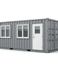 20ft New Portable Office Container – Grey Mobile Site Office