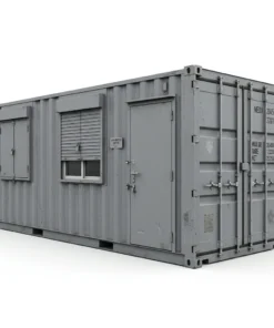 20ft New One Trip Anti-Vandal Site Office Container – Portable Office Grey