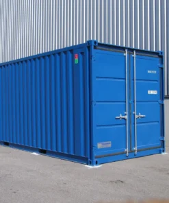 20ft New Shipping Container – Steel Storage Container – Wind & Watertight (WWT) – Blue