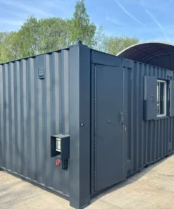 20ft New Anti-Vandal Office & Canteen Container – Site Office & Staff Break Room