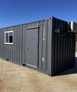 20ft New Insulated Shipping Container Office with Air Conditioning – Portable Site Office